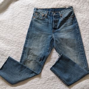 Levi's Medium Wash Straight Leg Jeans